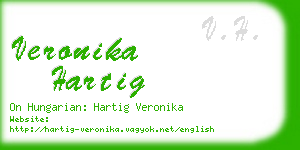 veronika hartig business card